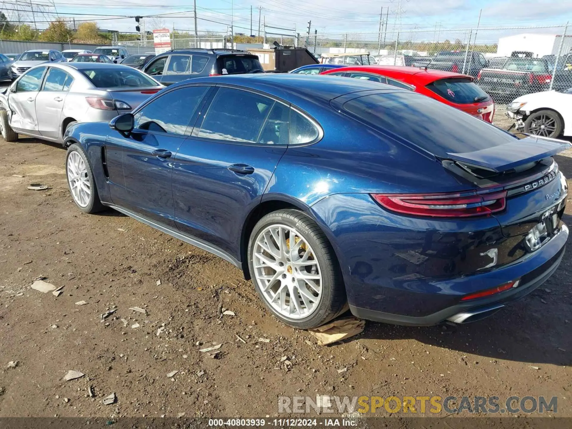 3 Photograph of a damaged car WP0AA2A70LL100157 PORSCHE PANAMERA 2020