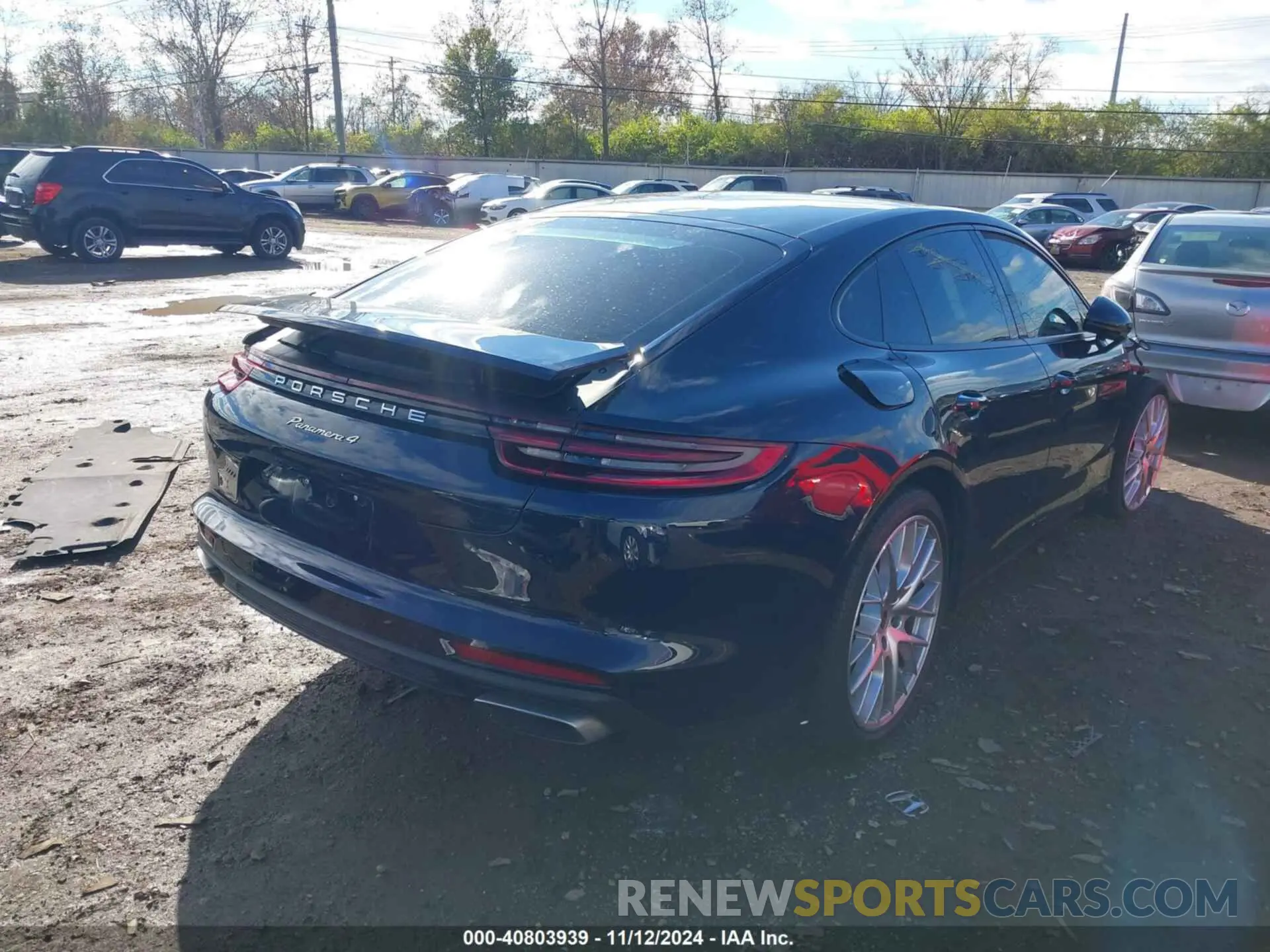 4 Photograph of a damaged car WP0AA2A70LL100157 PORSCHE PANAMERA 2020