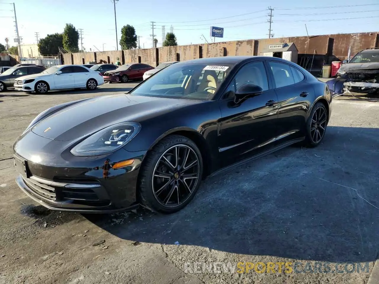 1 Photograph of a damaged car WP0AA2A72LL102086 PORSCHE PANAMERA 2020