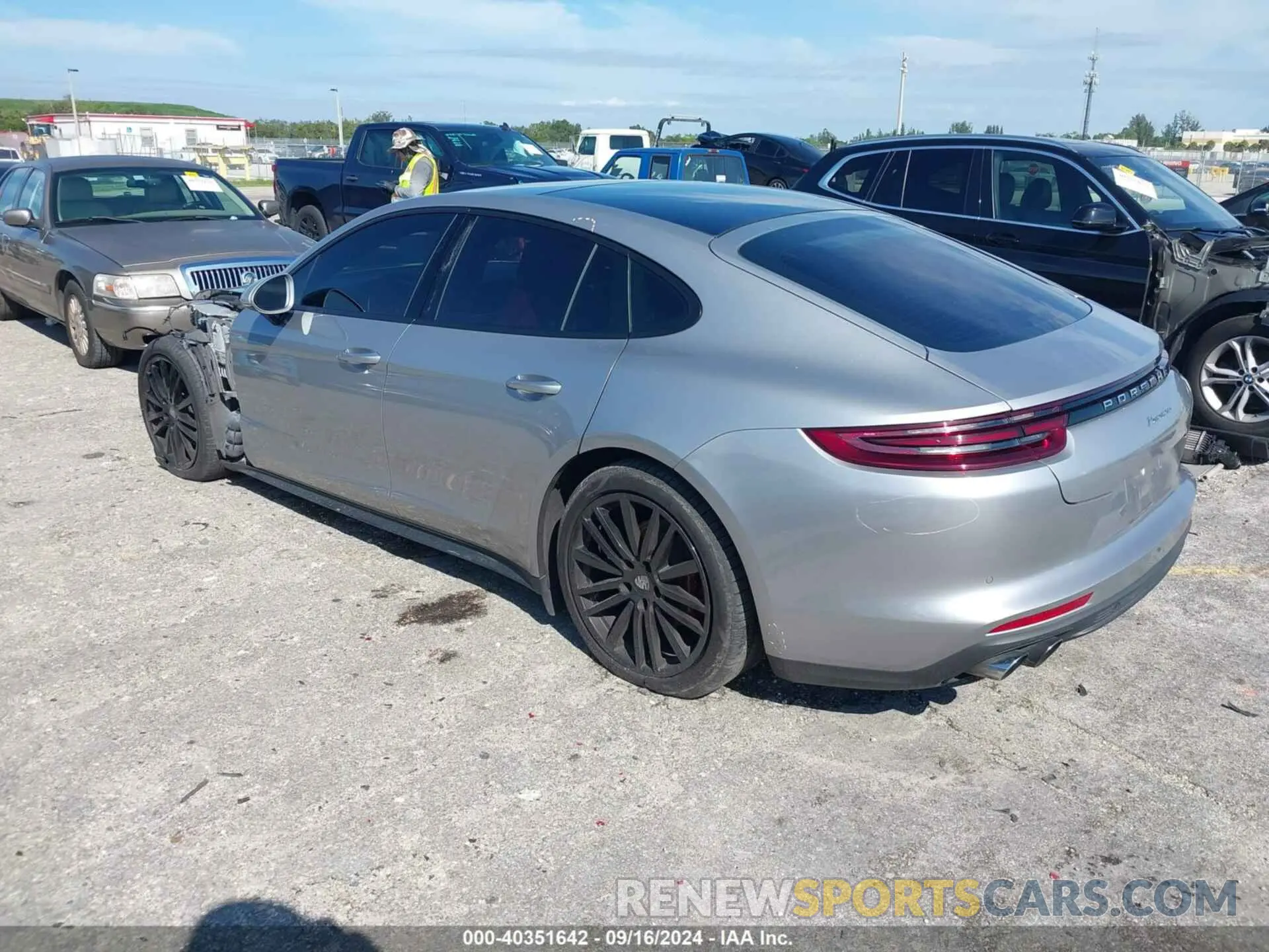 3 Photograph of a damaged car WP0AA2A72LL104131 PORSCHE PANAMERA 2020