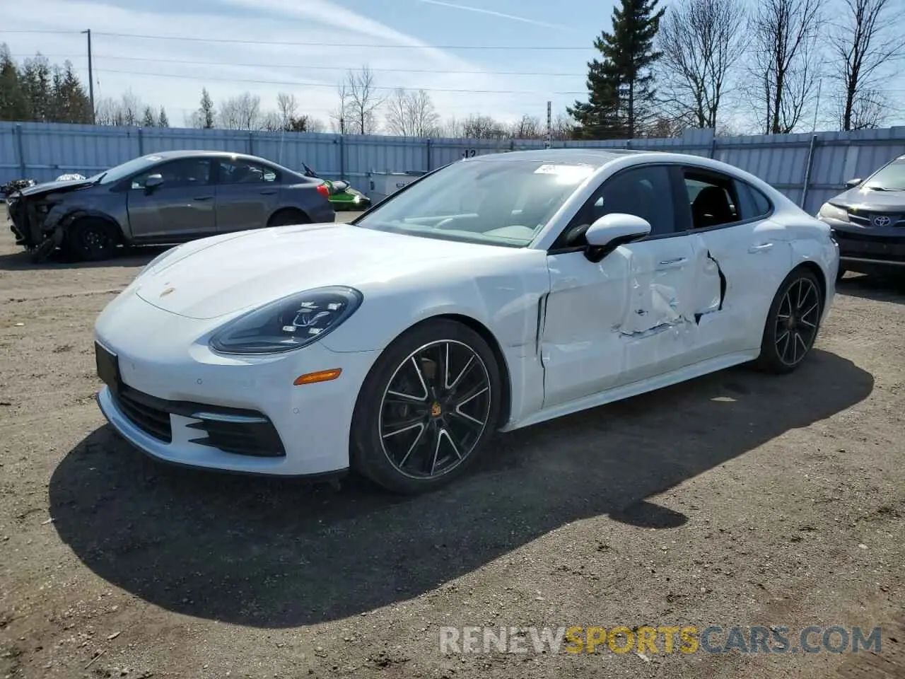 1 Photograph of a damaged car WP0AA2A75LL100560 PORSCHE PANAMERA 2020