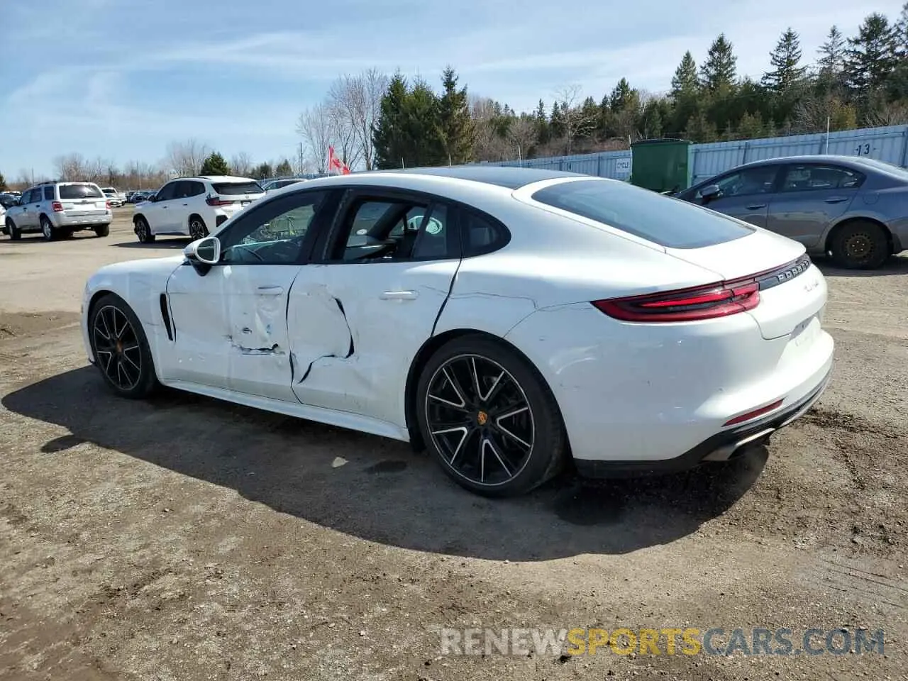 2 Photograph of a damaged car WP0AA2A75LL100560 PORSCHE PANAMERA 2020