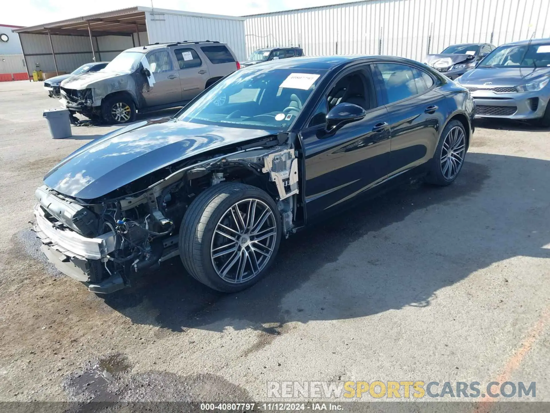2 Photograph of a damaged car WP0AA2A77LL103332 PORSCHE PANAMERA 2020