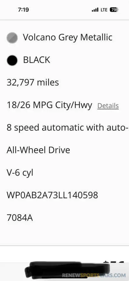 10 Photograph of a damaged car WP0AB2A73LL140XXX PORSCHE PANAMERA 2020