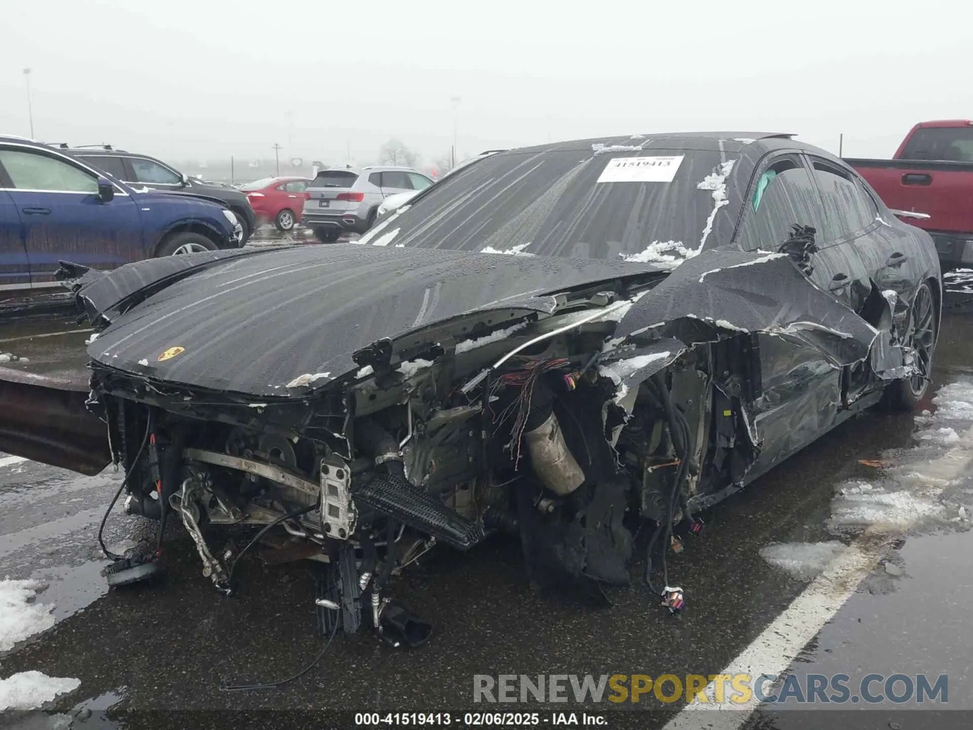 2 Photograph of a damaged car WP0AG2A71LL145378 PORSCHE PANAMERA 2020