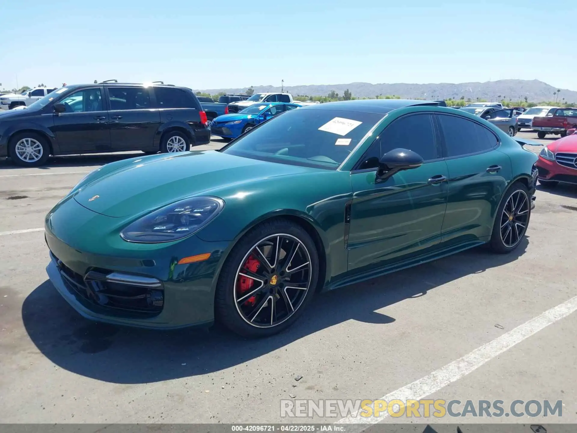 2 Photograph of a damaged car WP0AG2A71LL145641 PORSCHE PANAMERA 2020