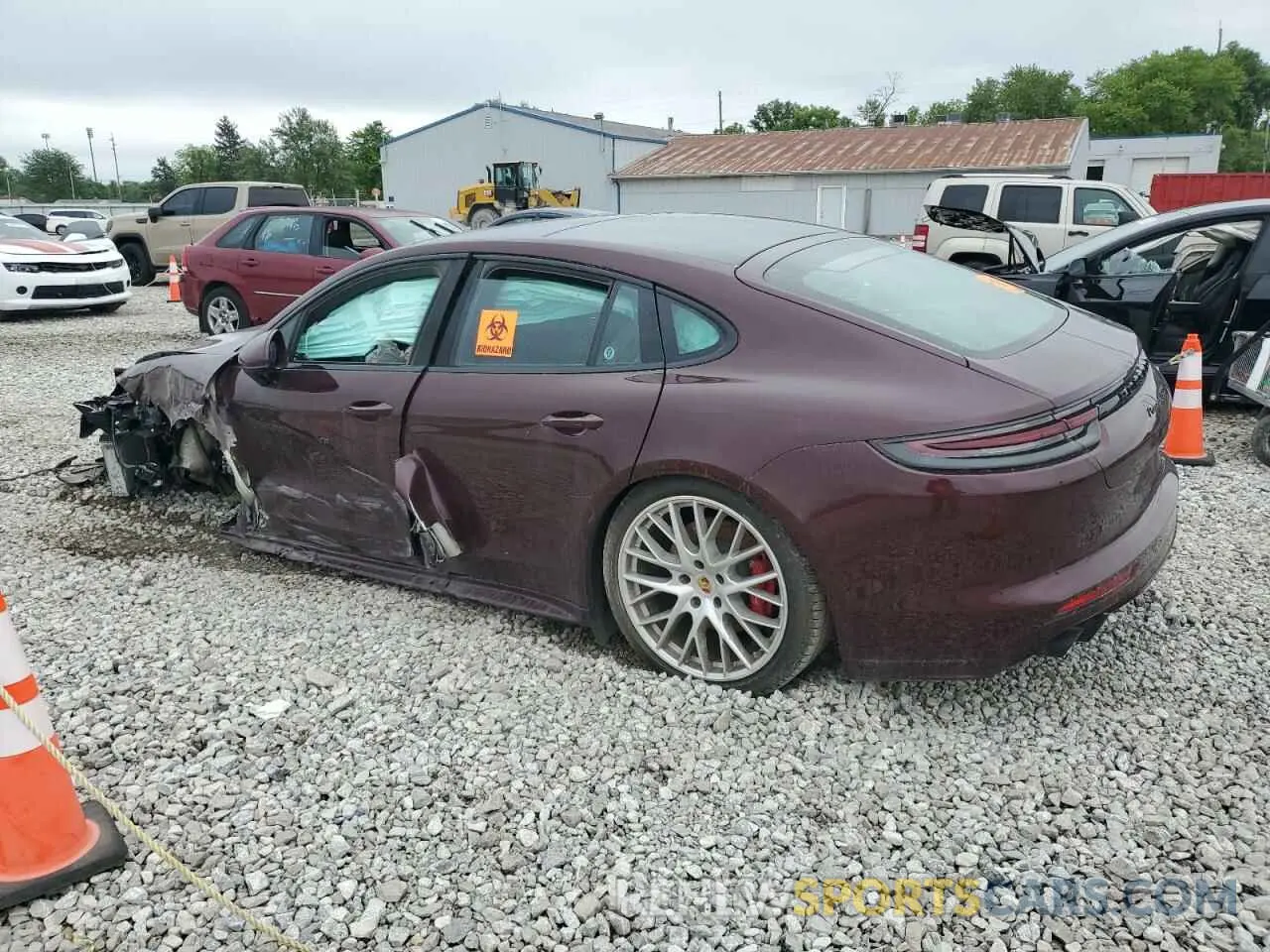 2 Photograph of a damaged car WP0AG2A76LL145666 PORSCHE PANAMERA 2020