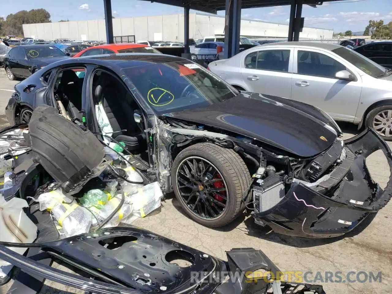 9 Photograph of a damaged car WP0AG2A78ML147887 PORSCHE PANAMERA 2021