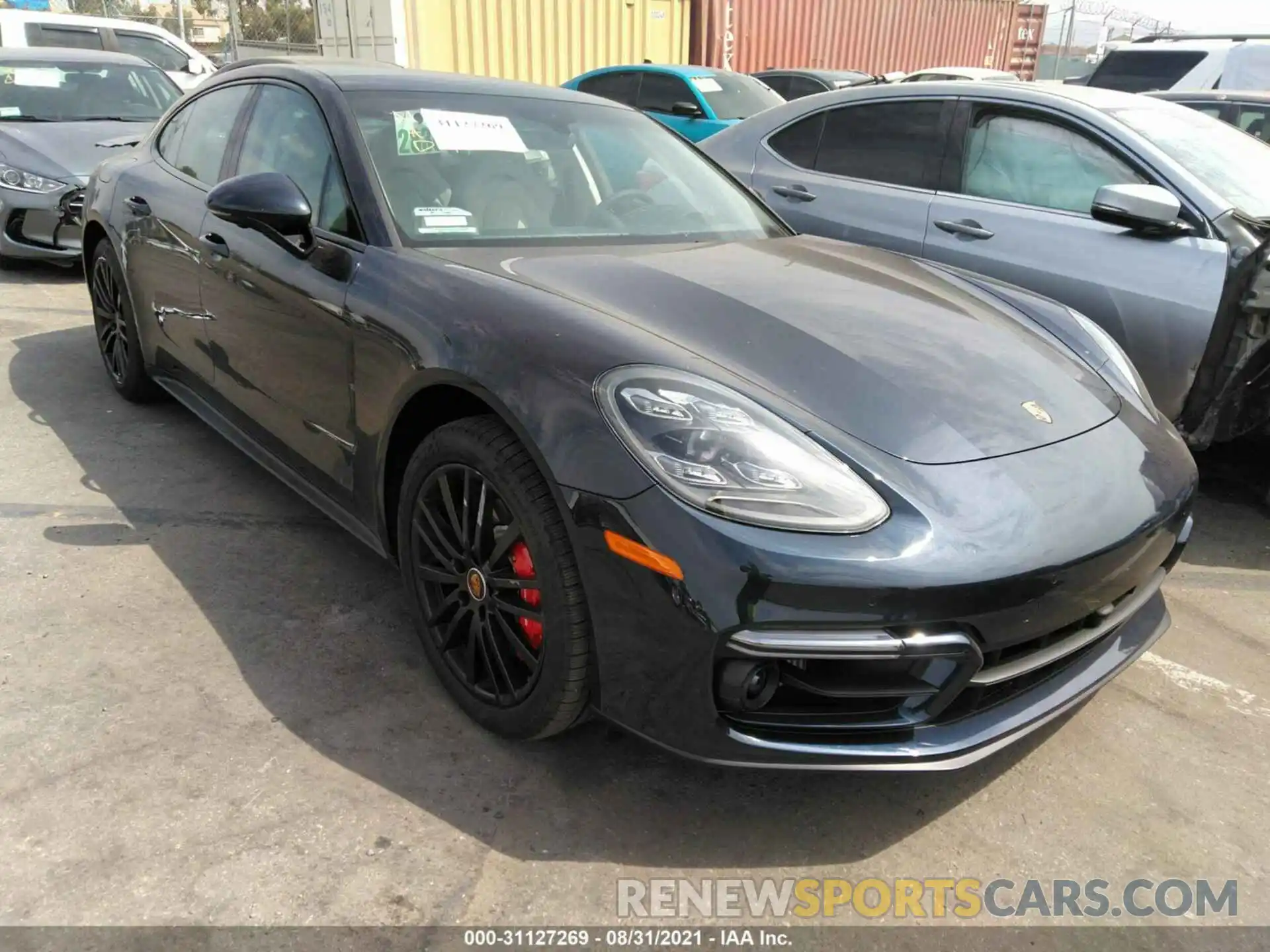 1 Photograph of a damaged car WP0AG2A7XML147809 PORSCHE PANAMERA 2021