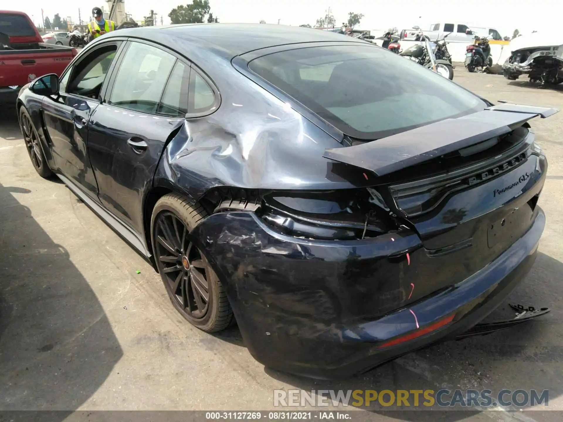 3 Photograph of a damaged car WP0AG2A7XML147809 PORSCHE PANAMERA 2021