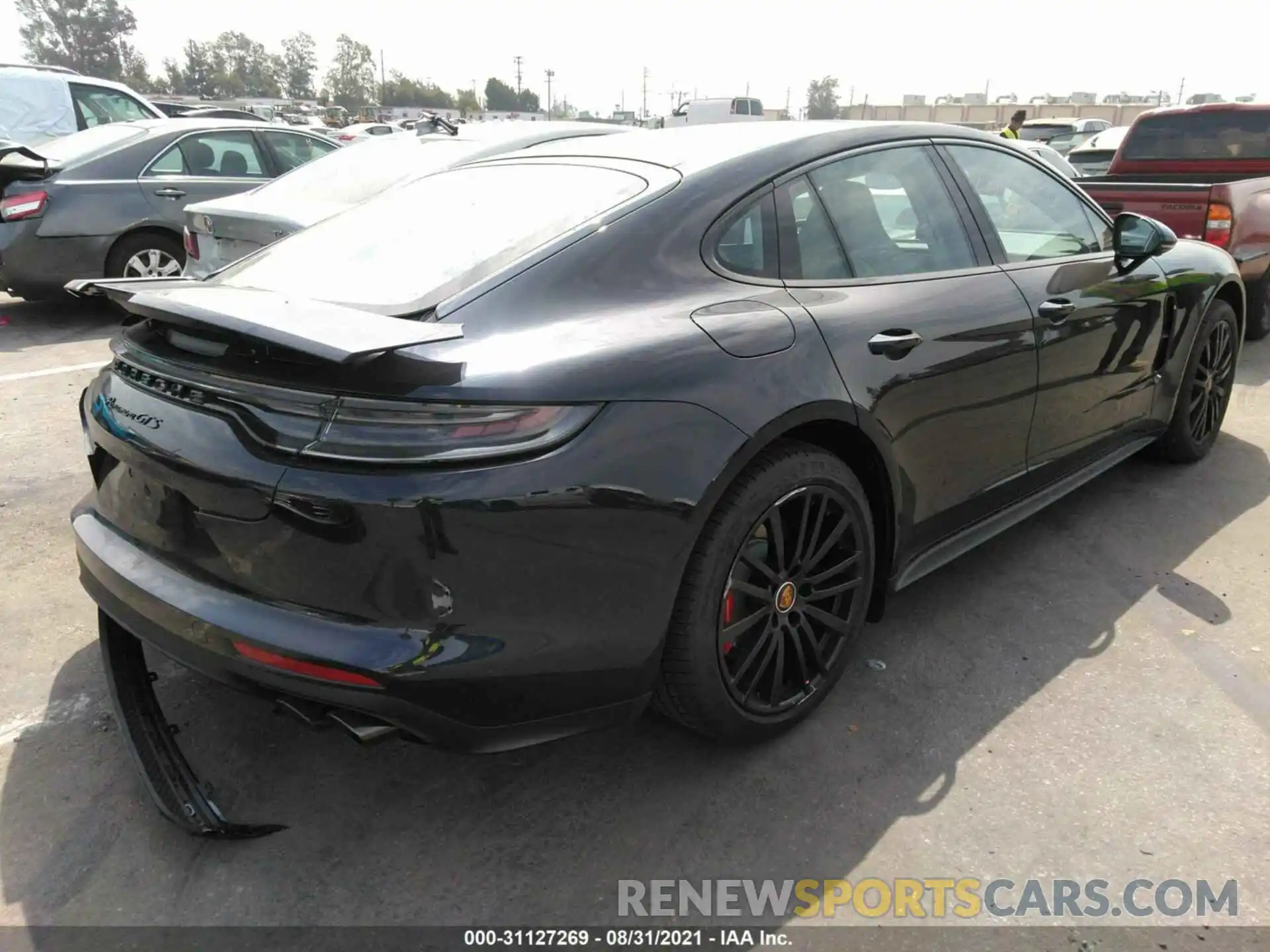 4 Photograph of a damaged car WP0AG2A7XML147809 PORSCHE PANAMERA 2021