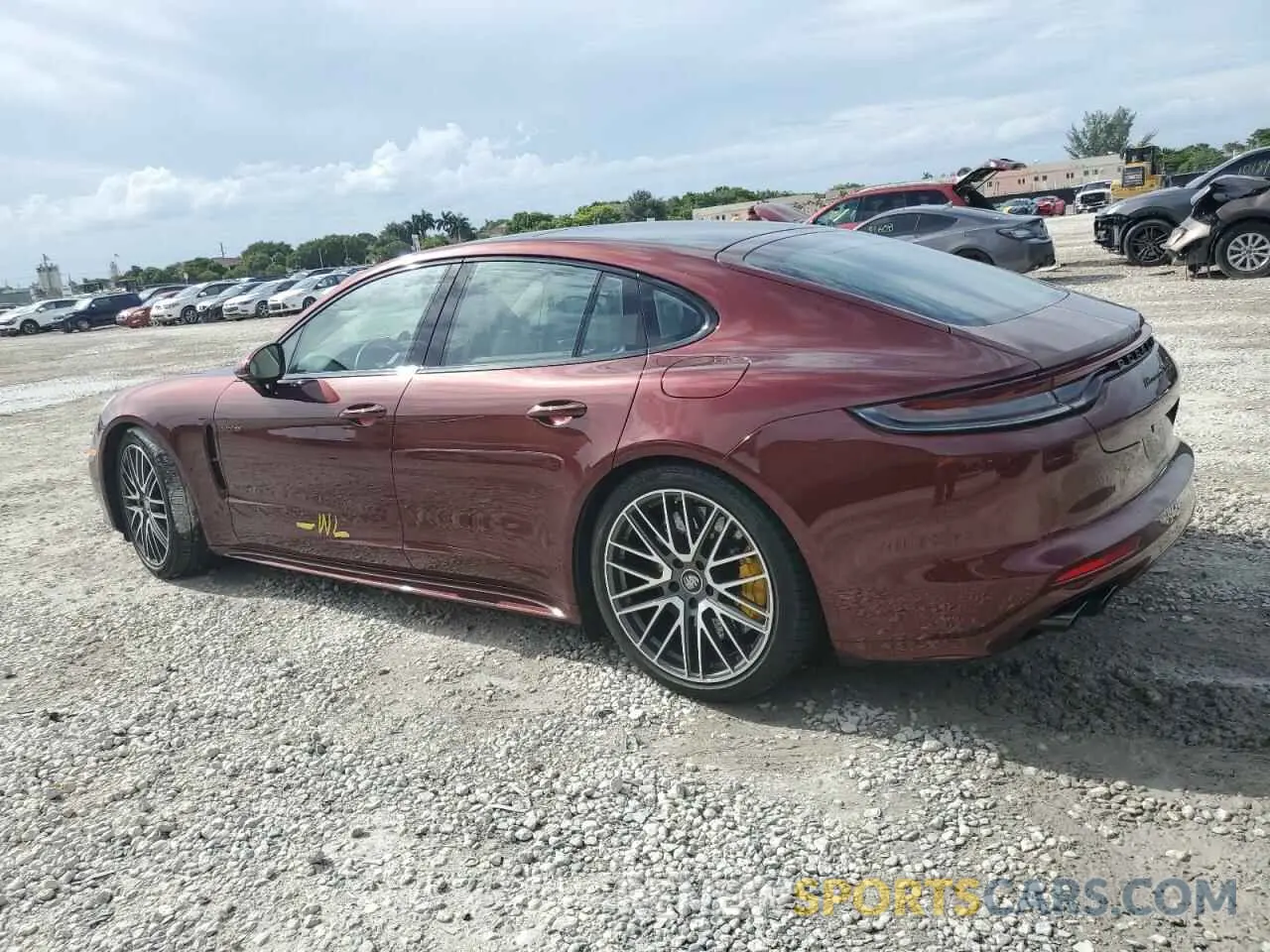 2 Photograph of a damaged car WP0AH2A75ML158181 PORSCHE PANAMERA 2021
