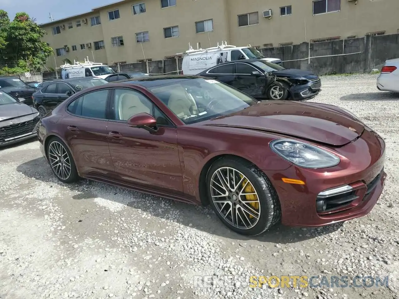 4 Photograph of a damaged car WP0AH2A75ML158181 PORSCHE PANAMERA 2021