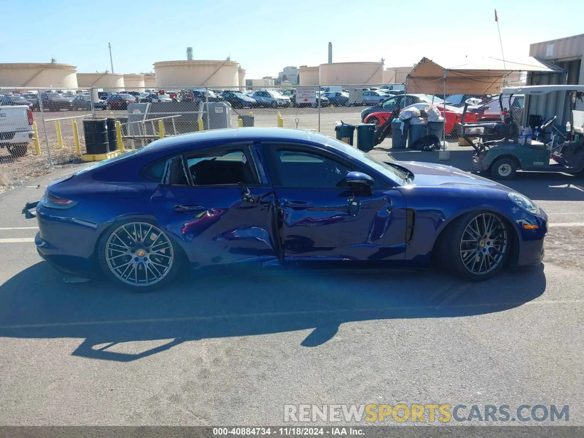 14 Photograph of a damaged car WP0AJ2A70ML116408 PORSCHE PANAMERA 2021
