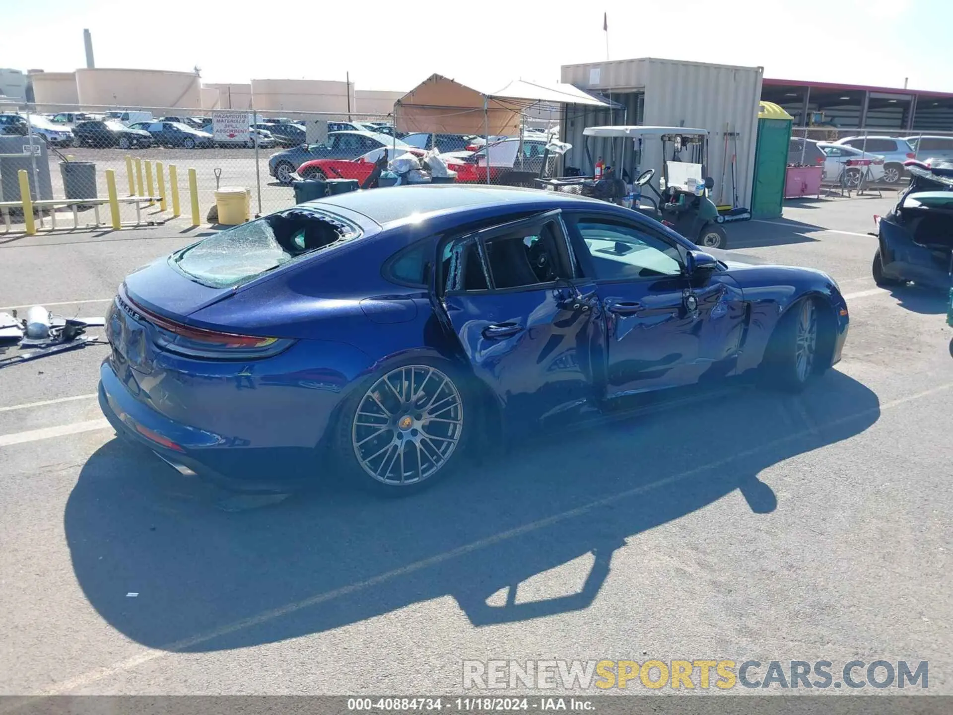 4 Photograph of a damaged car WP0AJ2A70ML116408 PORSCHE PANAMERA 2021