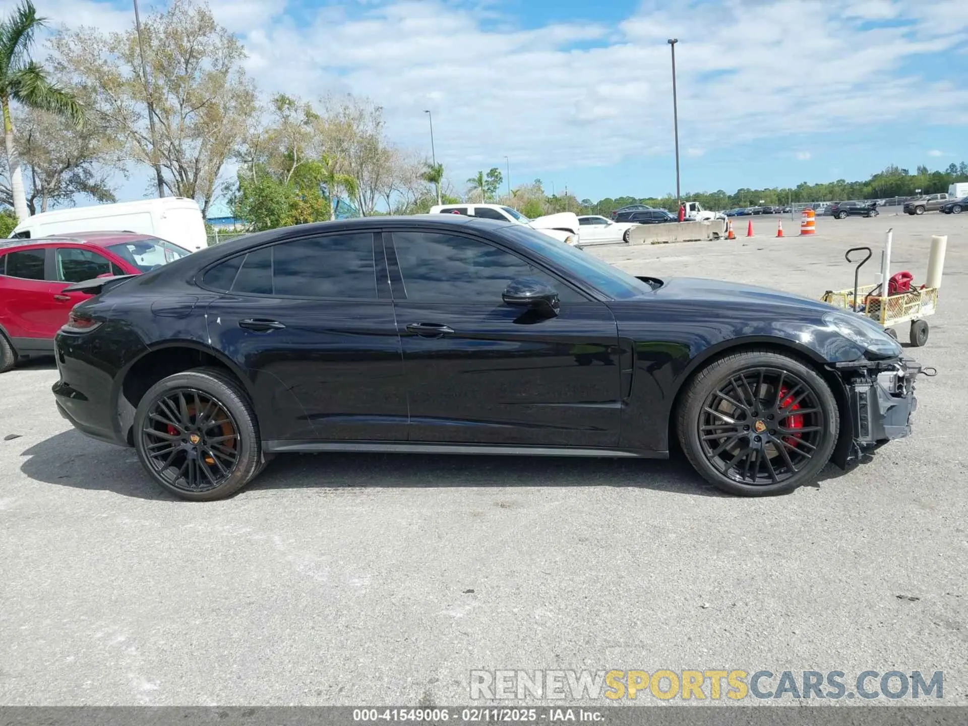13 Photograph of a damaged car WP0AJ2A73ML116385 PORSCHE PANAMERA 2021