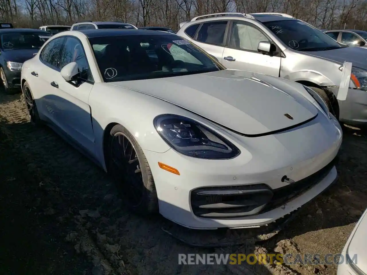 1 Photograph of a damaged car WP0AJ2A78ML116043 PORSCHE PANAMERA 2021