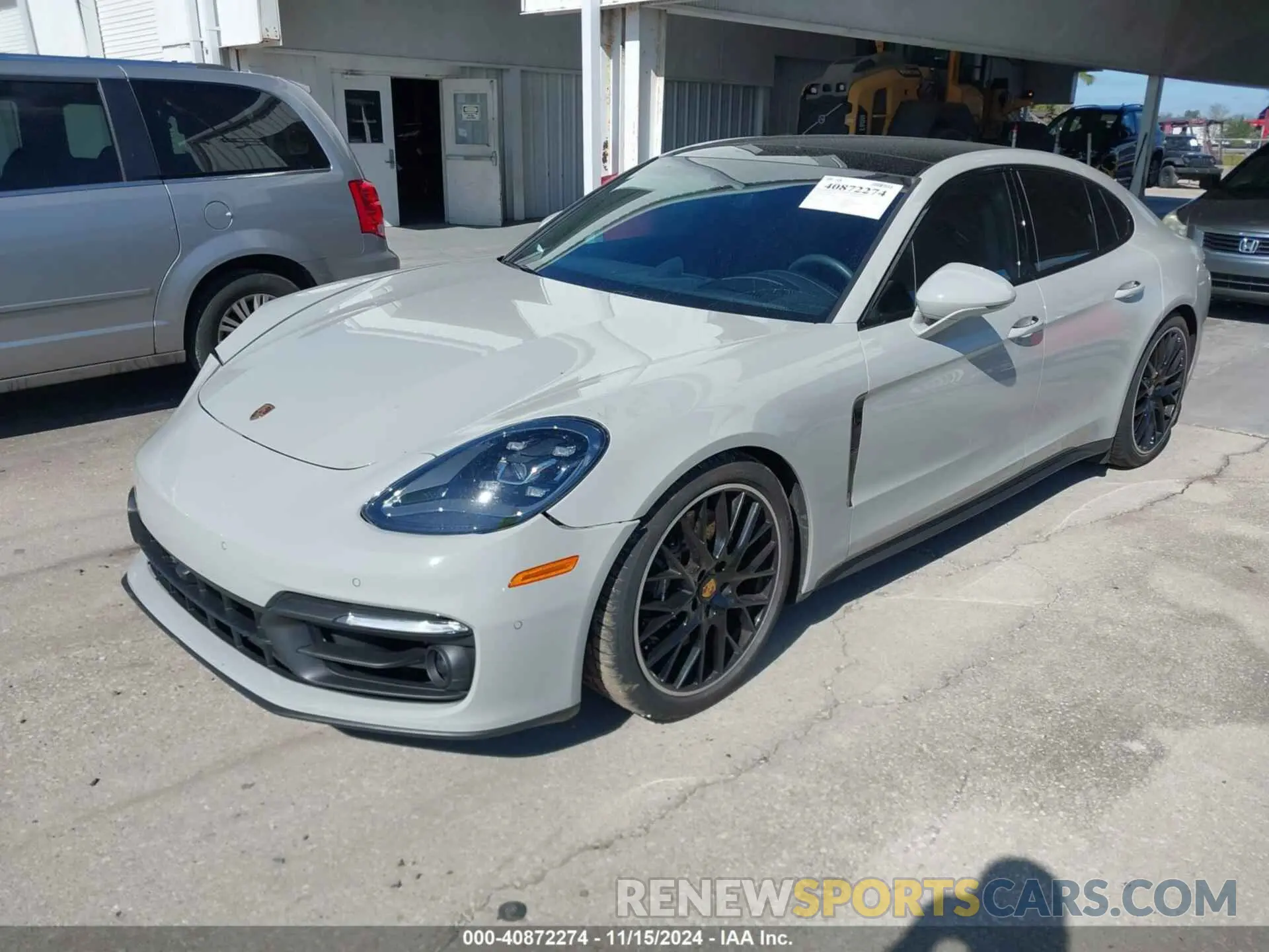 2 Photograph of a damaged car WP0AB2A73NL130222 PORSCHE PANAMERA 2022