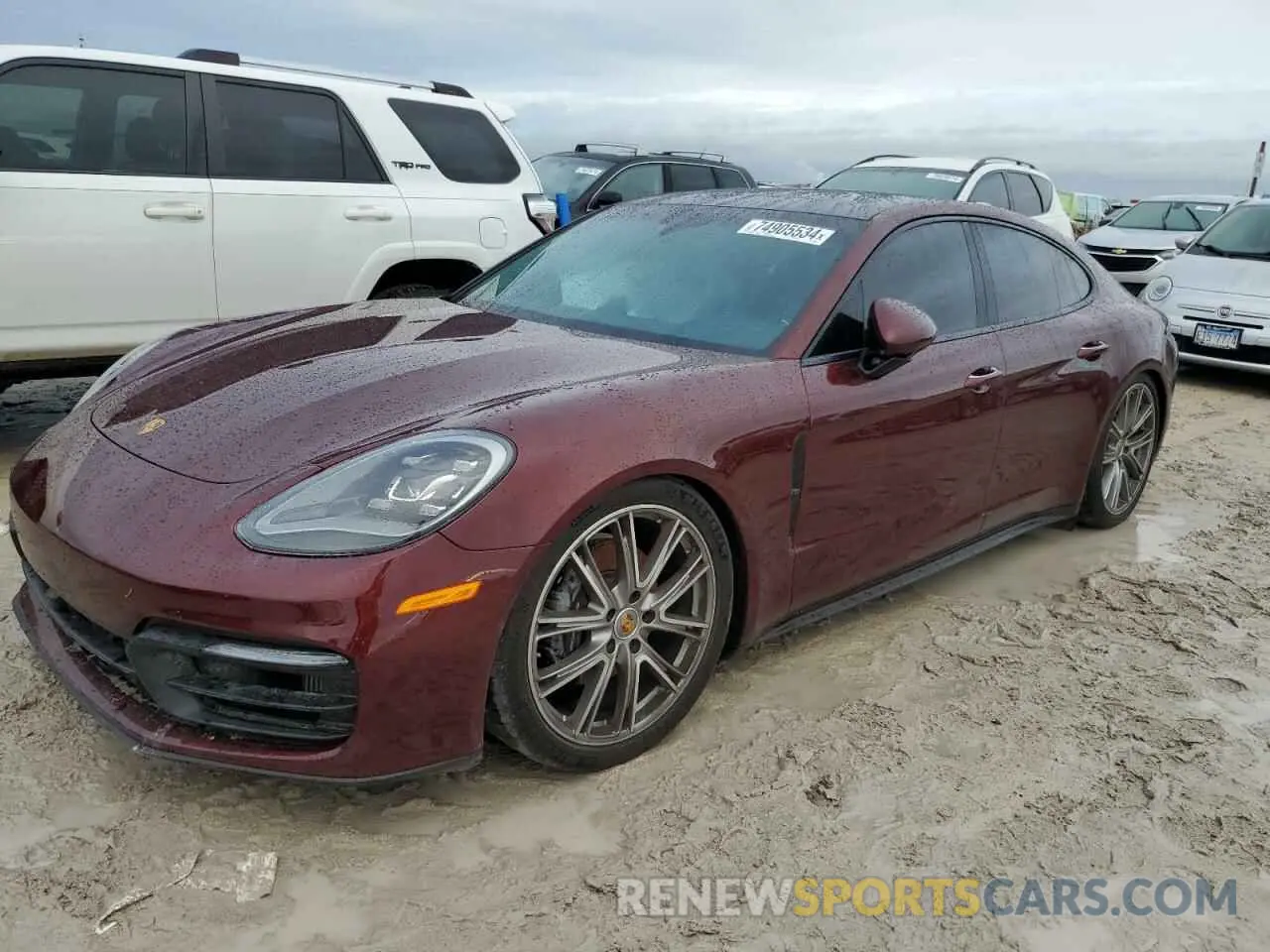 1 Photograph of a damaged car WP0AJ2A70NL100596 PORSCHE PANAMERA 2022