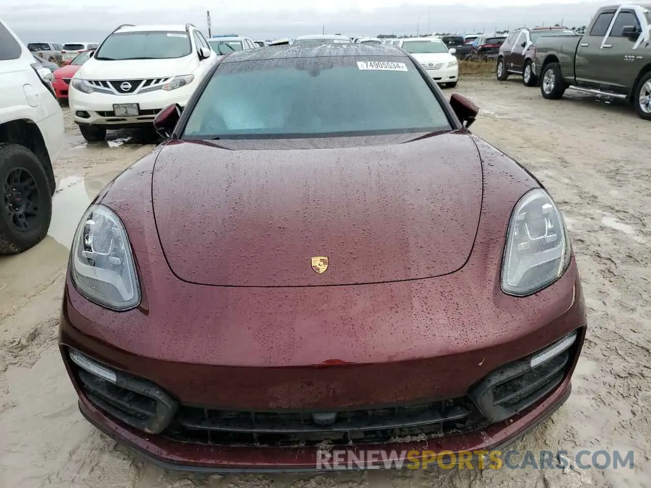 5 Photograph of a damaged car WP0AJ2A70NL100596 PORSCHE PANAMERA 2022