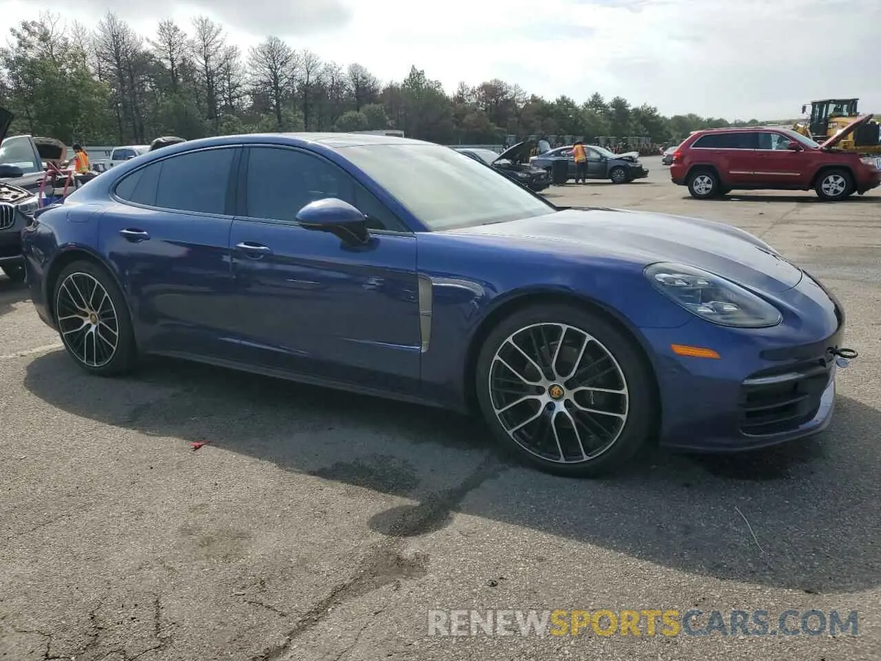 4 Photograph of a damaged car WP0AJ2A70NL101117 PORSCHE PANAMERA 2022