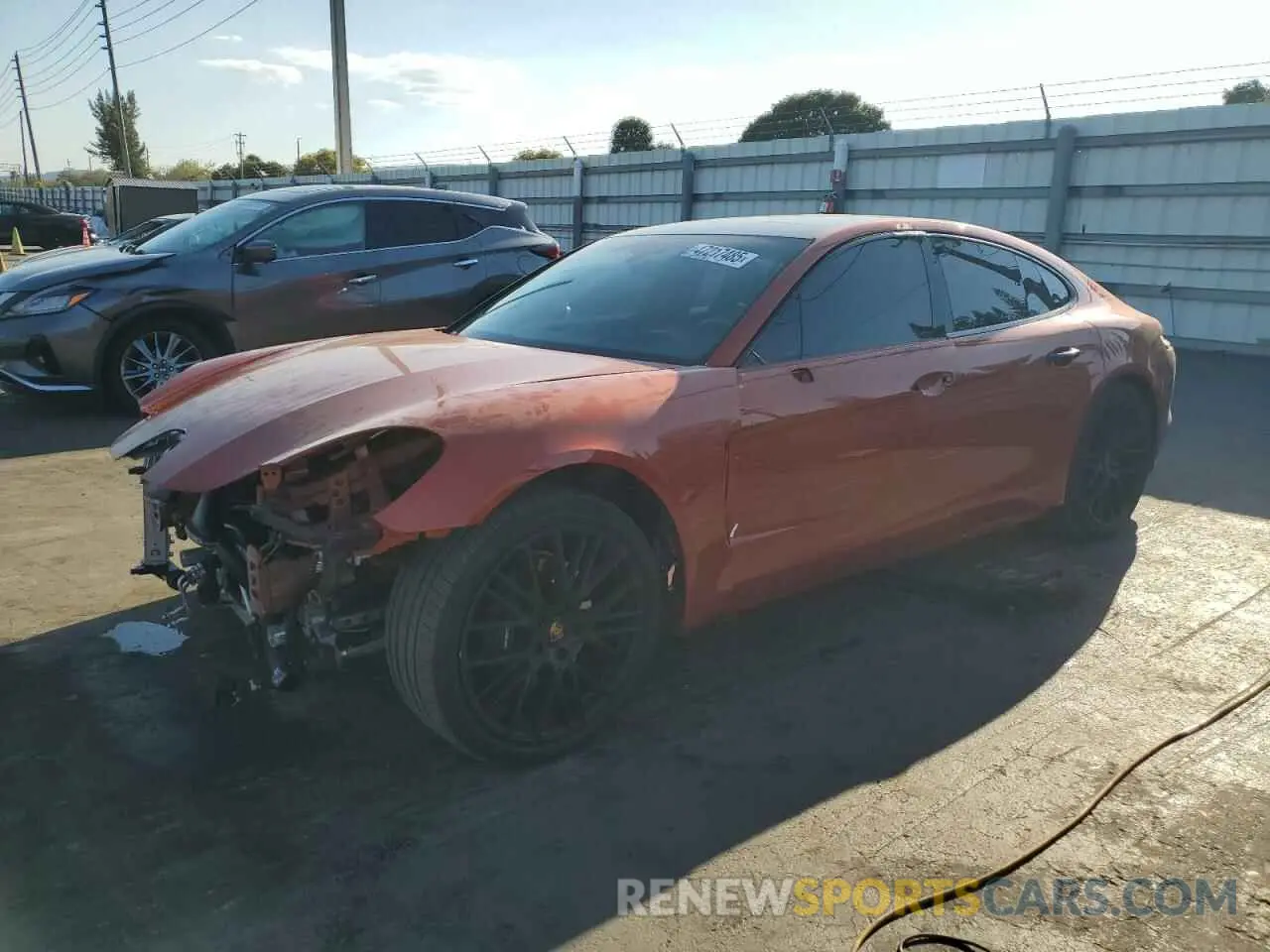 1 Photograph of a damaged car WP0AJ2A71NL101482 PORSCHE PANAMERA 2022