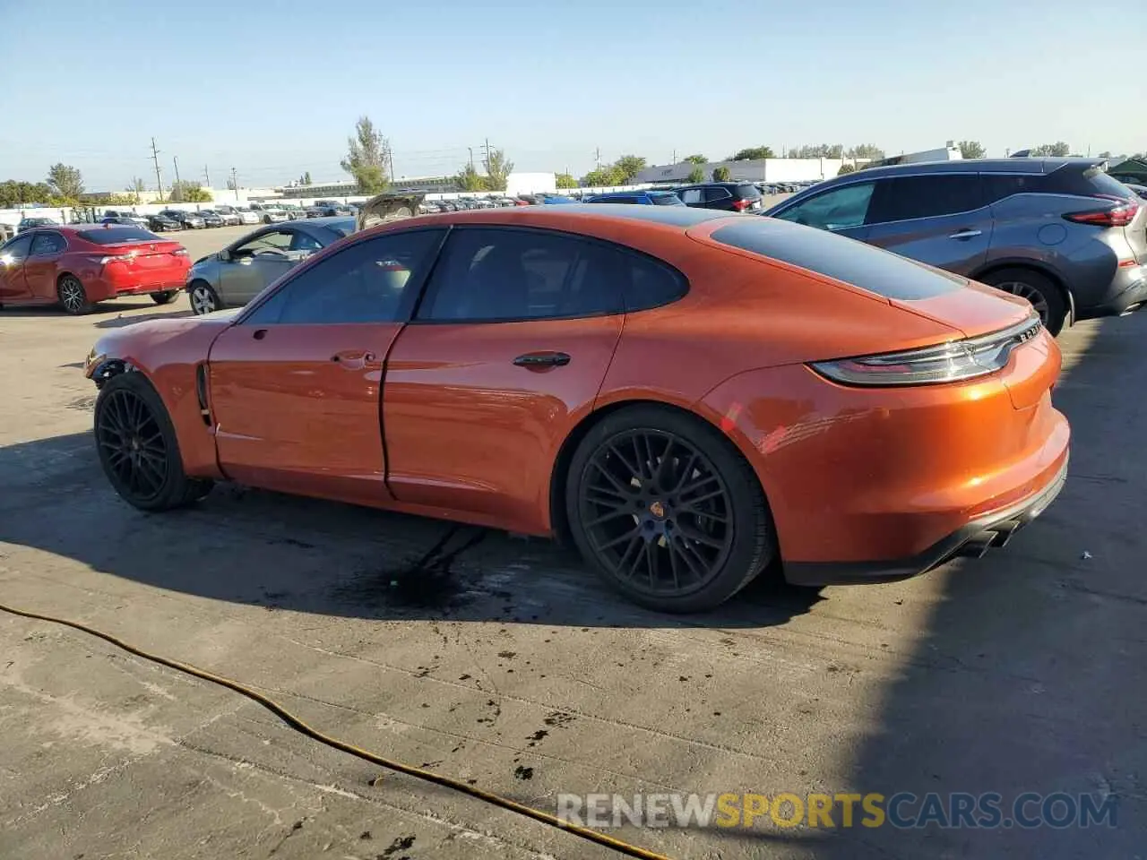 2 Photograph of a damaged car WP0AJ2A71NL101482 PORSCHE PANAMERA 2022