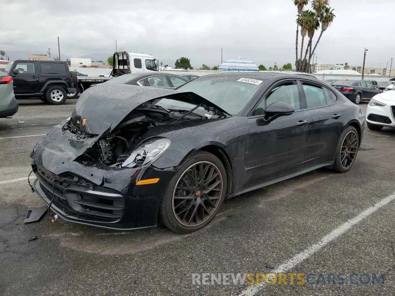 1 Photograph of a damaged car WP0AJ2A77NL100160 PORSCHE PANAMERA 2022