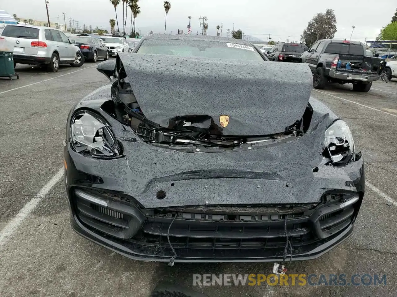 5 Photograph of a damaged car WP0AJ2A77NL100160 PORSCHE PANAMERA 2022