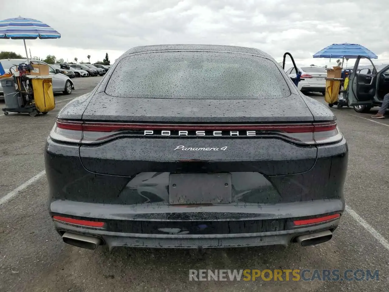 6 Photograph of a damaged car WP0AJ2A77NL100160 PORSCHE PANAMERA 2022