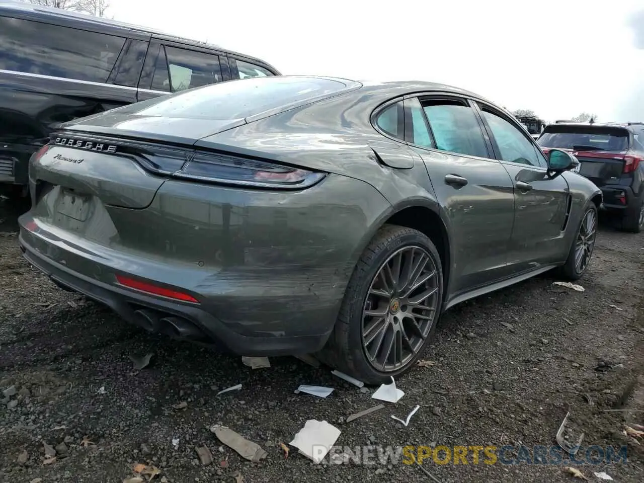 3 Photograph of a damaged car WP0AJ2A79NL100872 PORSCHE PANAMERA 2022