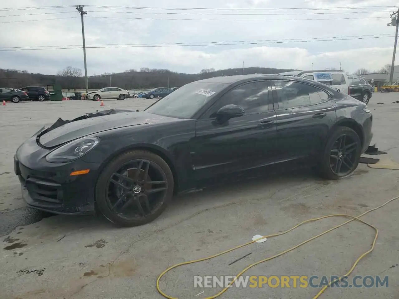 1 Photograph of a damaged car WP0AJ2A71PL100545 PORSCHE PANAMERA 2023