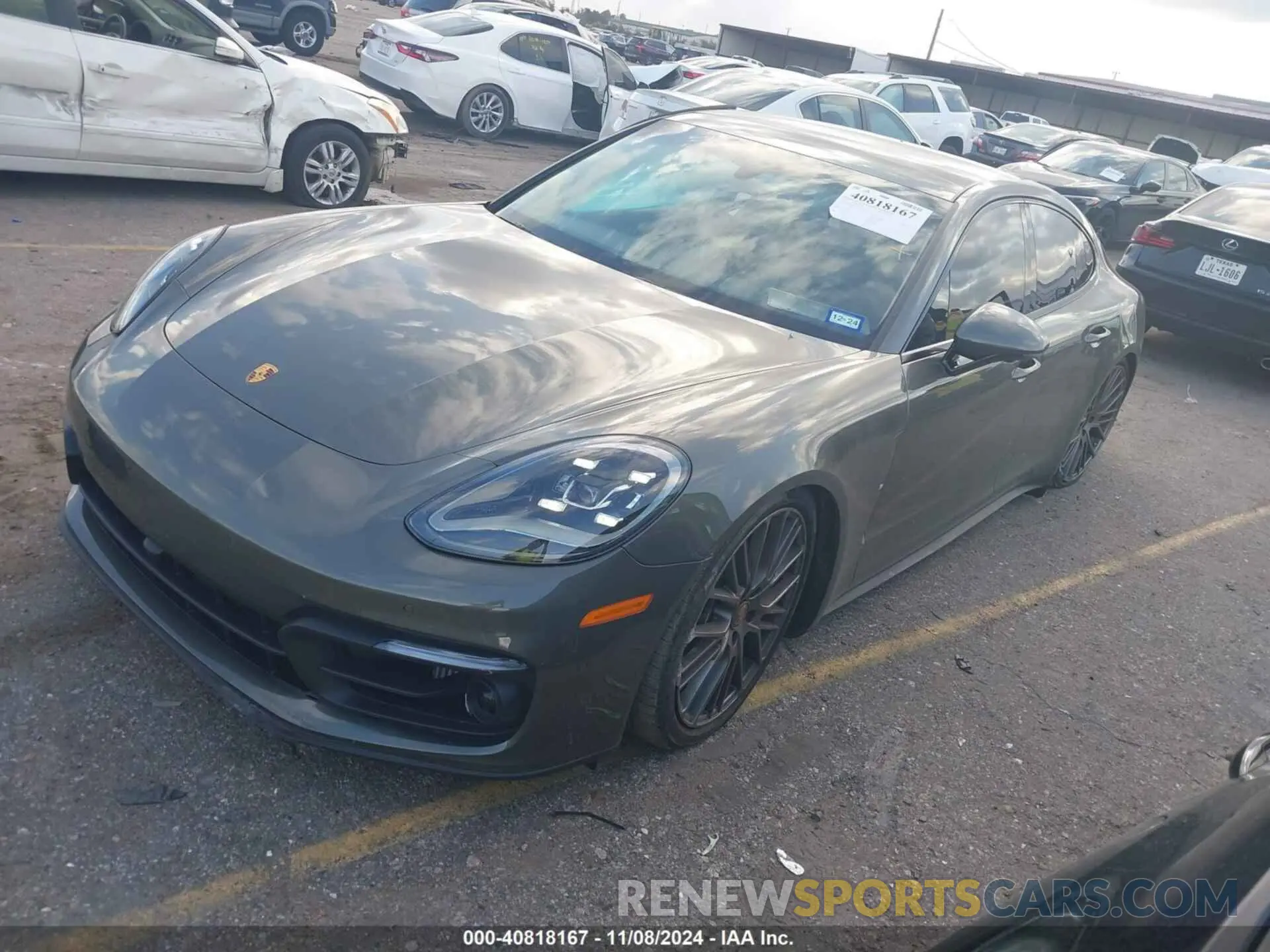 2 Photograph of a damaged car WP0AJ2A72PL101140 PORSCHE PANAMERA 2023