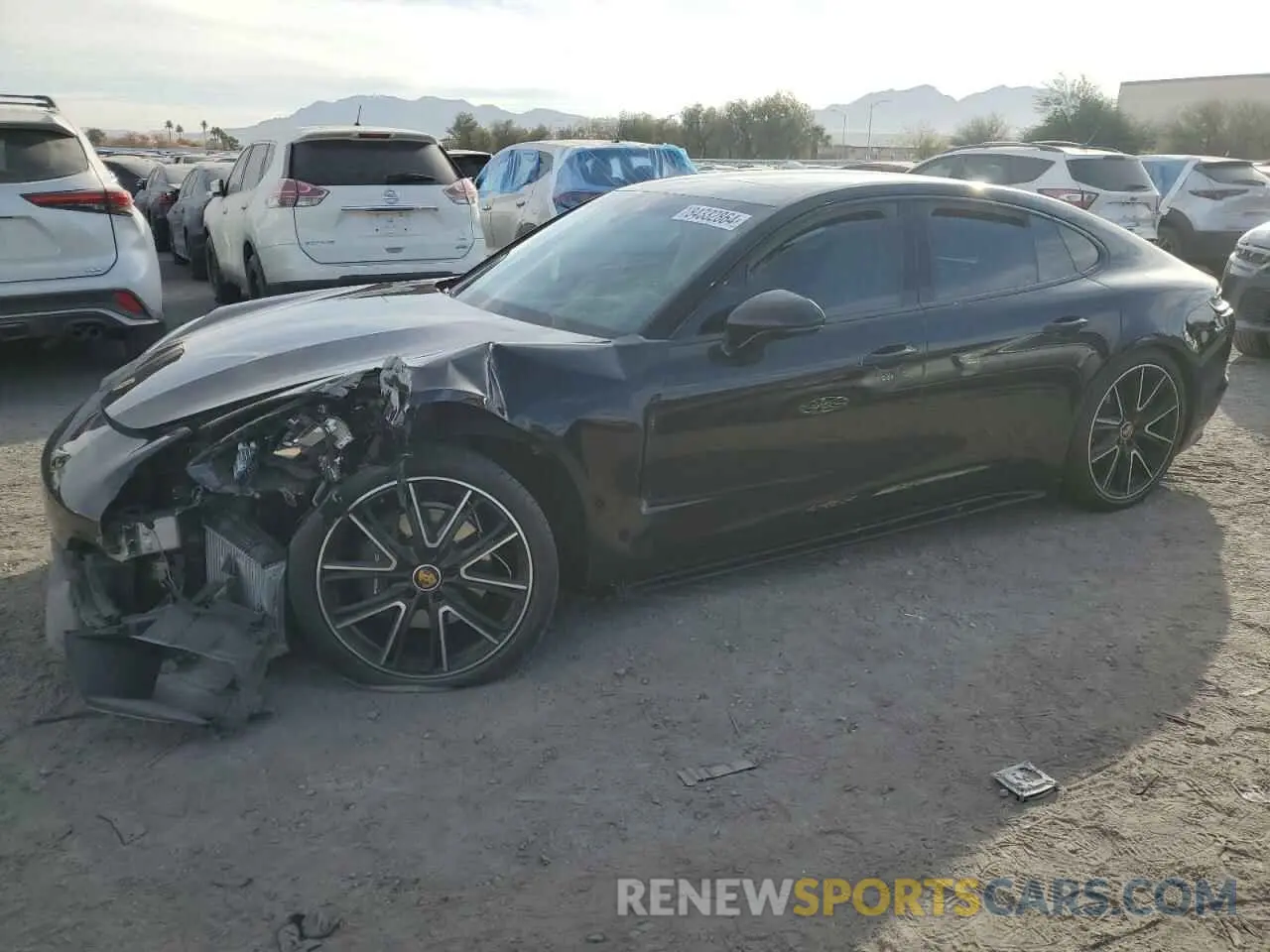 1 Photograph of a damaged car WP0AJ2A73PL100692 PORSCHE PANAMERA 2023