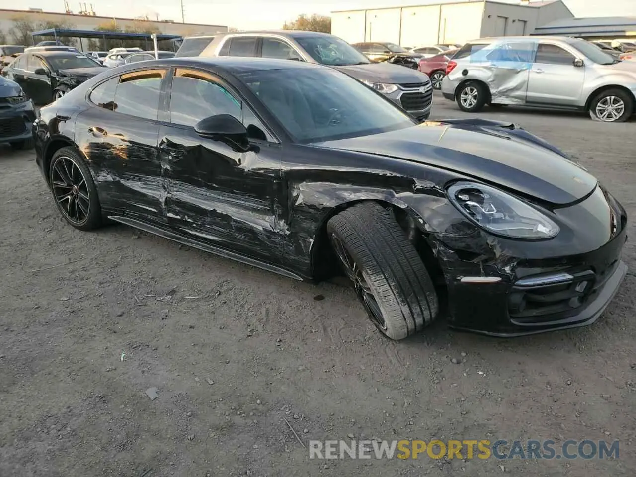 4 Photograph of a damaged car WP0AJ2A73PL100692 PORSCHE PANAMERA 2023