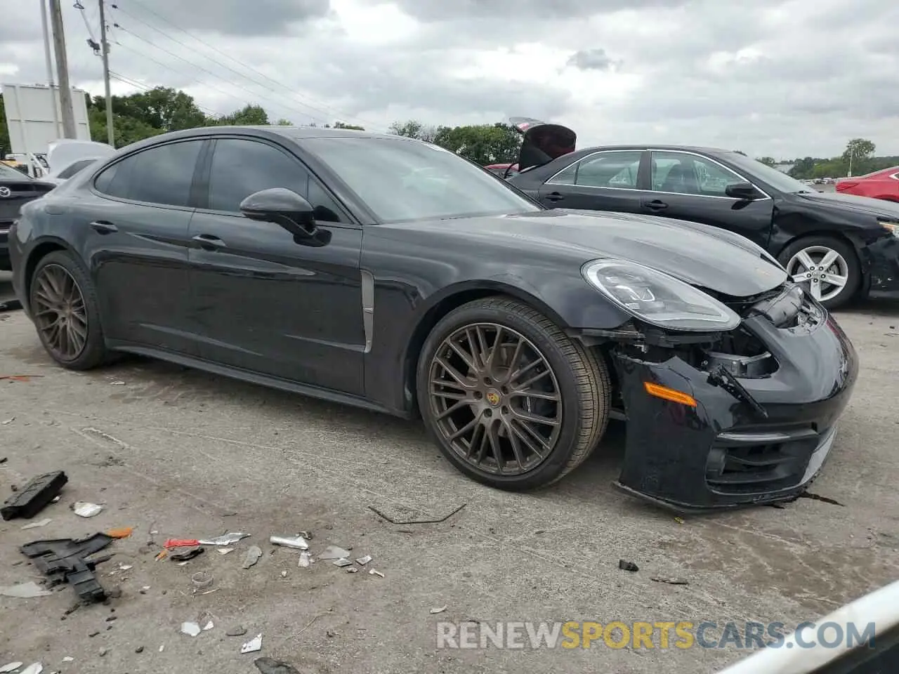 4 Photograph of a damaged car WP0AJ2A76PL101870 PORSCHE PANAMERA 2023
