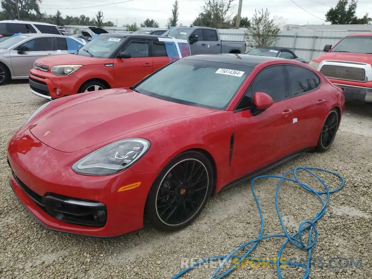 1 Photograph of a damaged car WP0AJ2A77PL102459 PORSCHE PANAMERA 2023