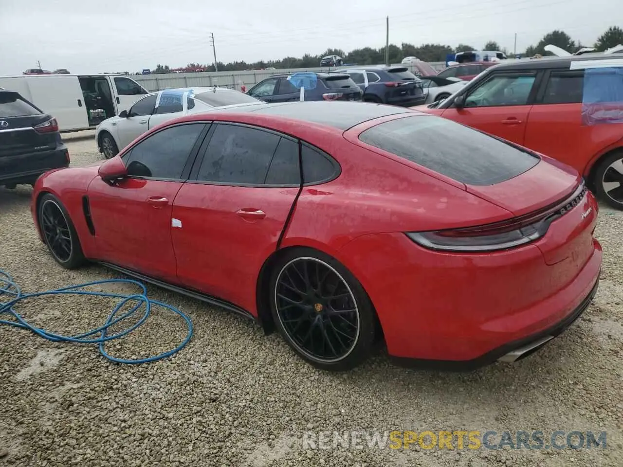 2 Photograph of a damaged car WP0AJ2A77PL102459 PORSCHE PANAMERA 2023