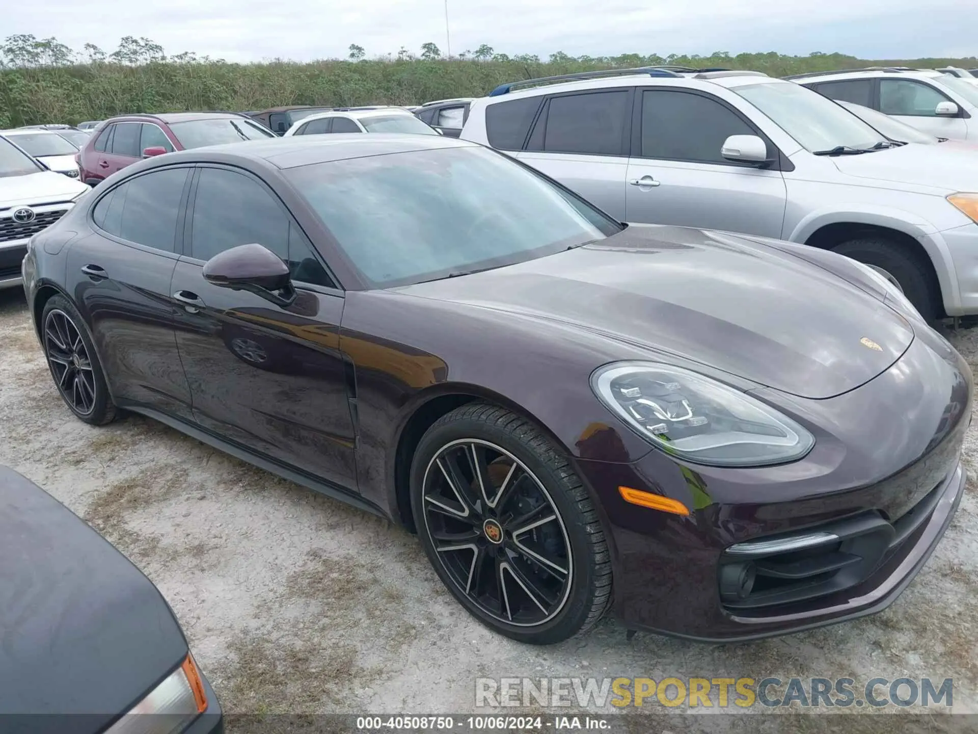 1 Photograph of a damaged car WP0AJ2A78PL103376 PORSCHE PANAMERA 2023