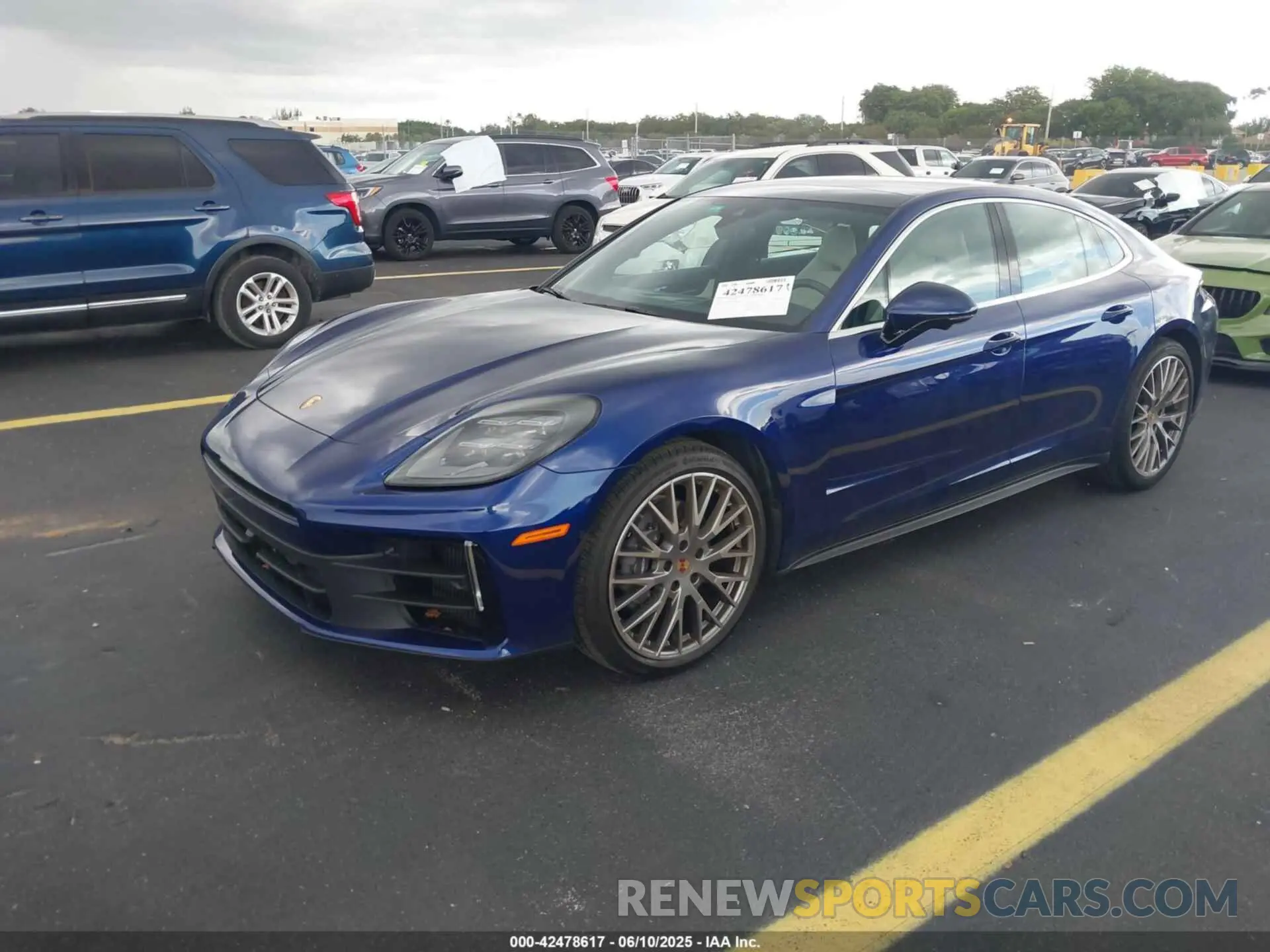2 Photograph of a damaged car WP0AA2YA5RL000940 PORSCHE PANAMERA 2024