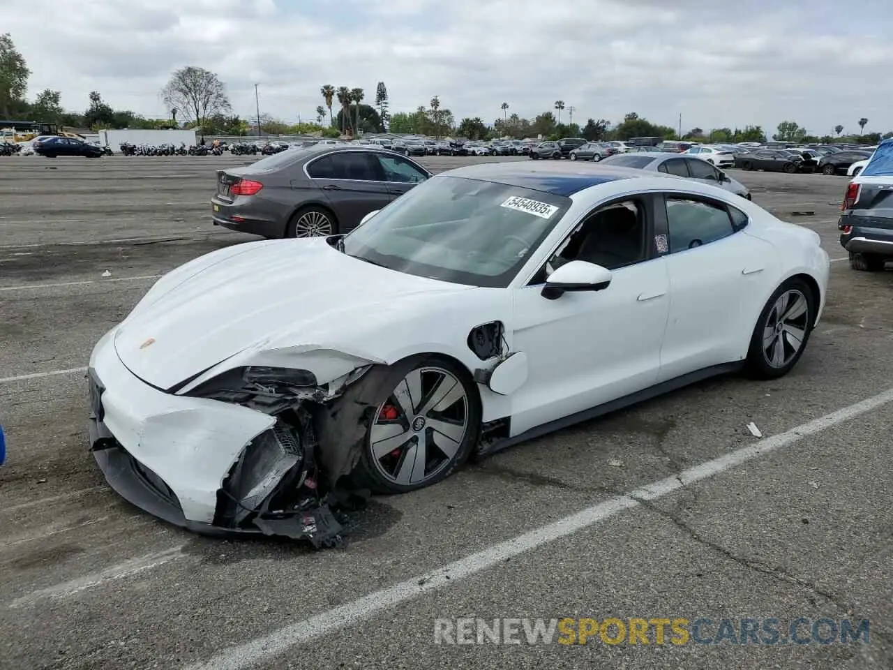 1 Photograph of a damaged car WP0AB2Y10LSA51954 PORSCHE TAYCAN 2020
