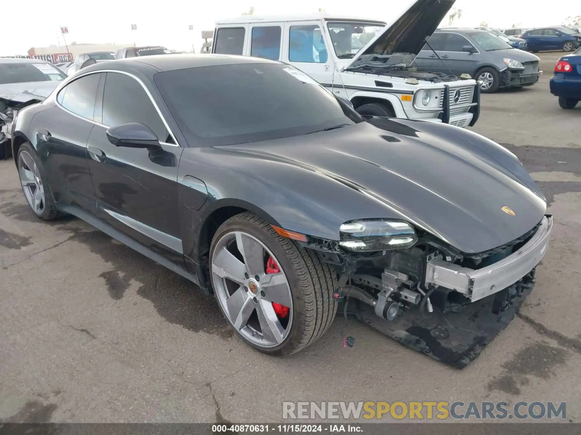 1 Photograph of a damaged car WP0AB2Y11LSA54278 PORSCHE TAYCAN 2020