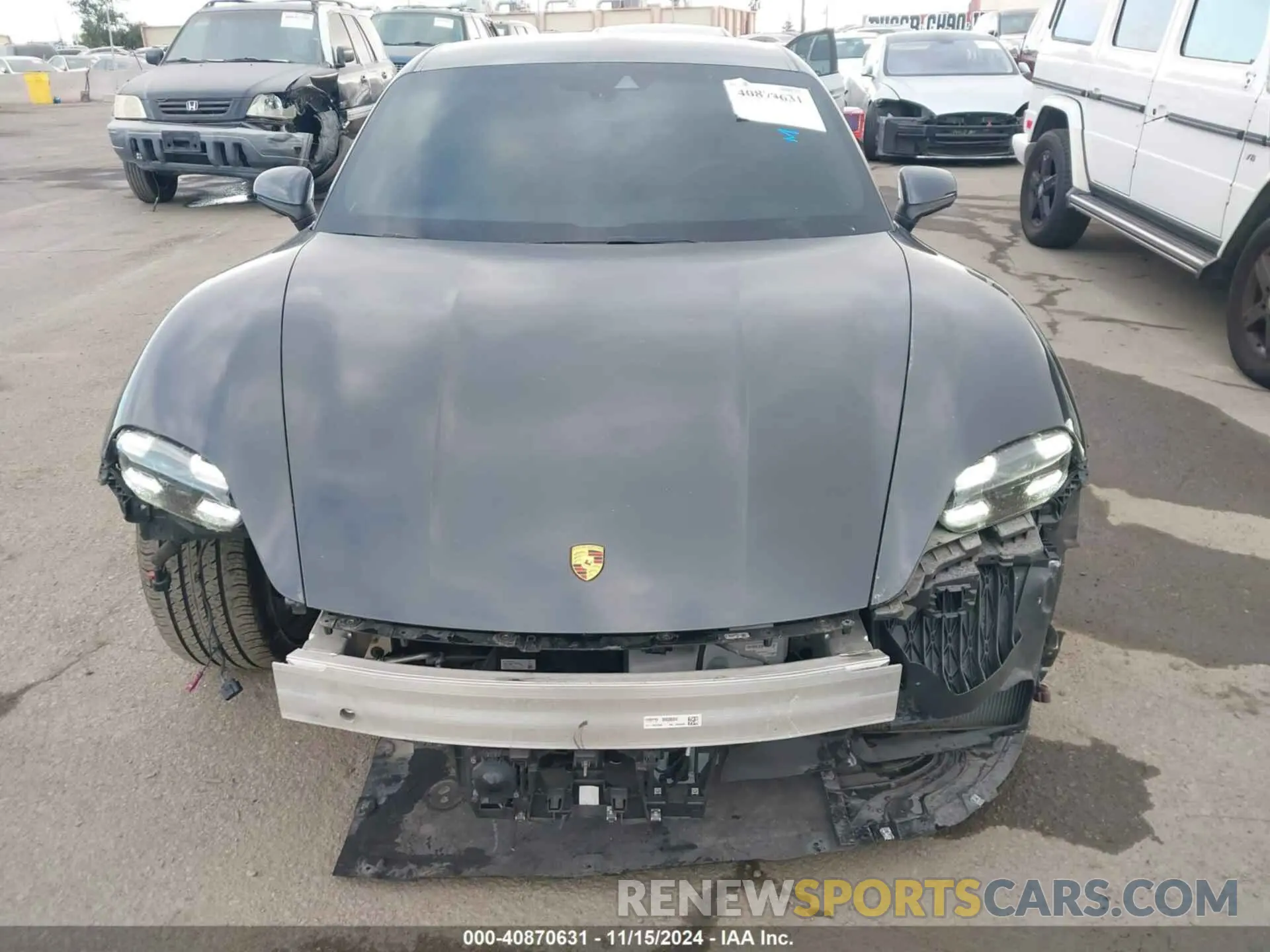 13 Photograph of a damaged car WP0AB2Y11LSA54278 PORSCHE TAYCAN 2020