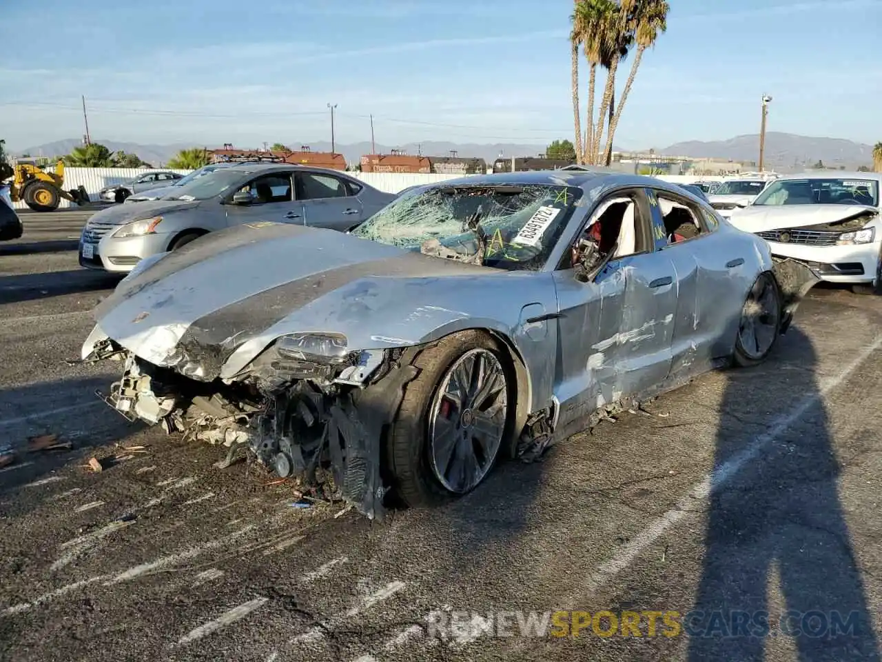 9 Photograph of a damaged car WP0AB2Y13LSA50989 PORSCHE TAYCAN 2020