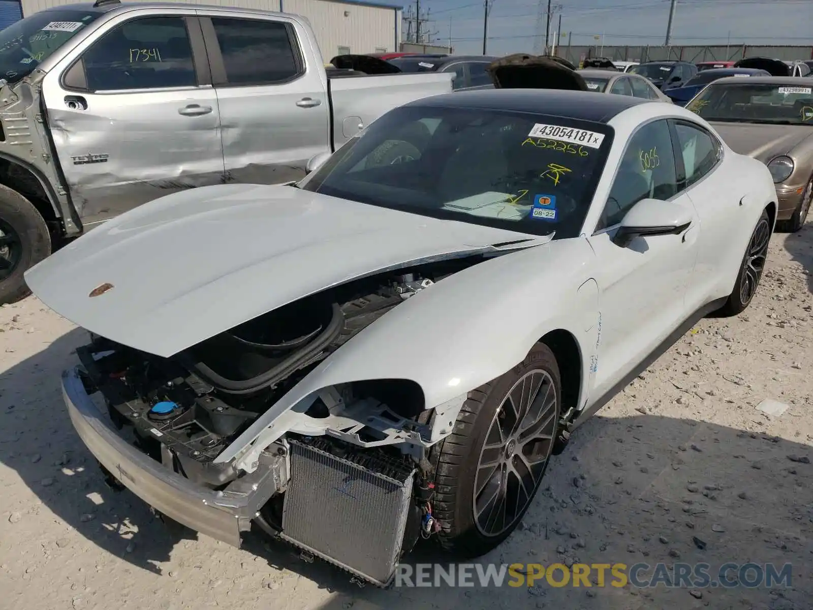 2 Photograph of a damaged car WP0AB2Y13LSA52256 PORSCHE TAYCAN 2020