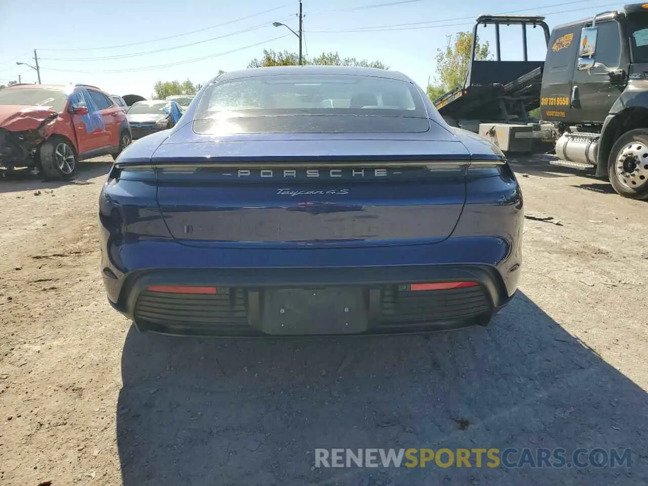 6 Photograph of a damaged car WP0AB2Y13LSA53181 PORSCHE TAYCAN 2020