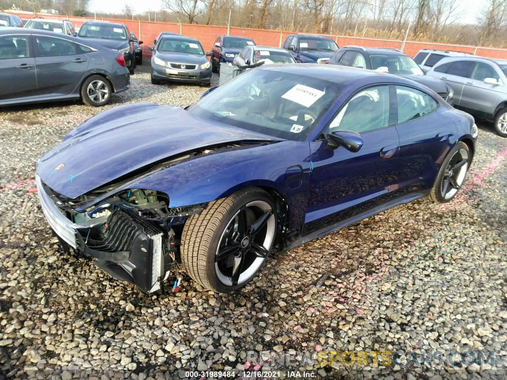 2 Photograph of a damaged car WP0AB2Y1XLSA50908 PORSCHE TAYCAN 2020