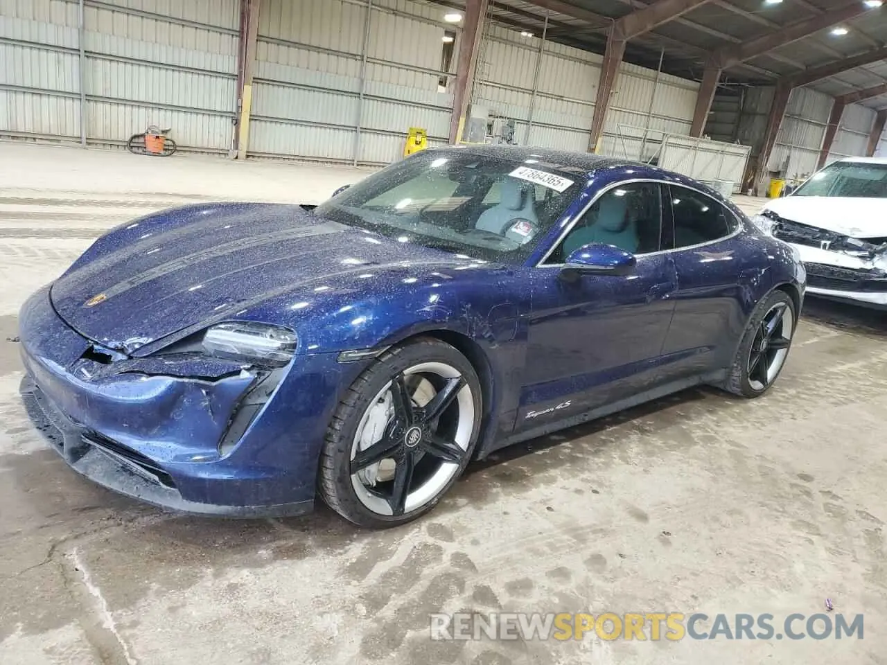 1 Photograph of a damaged car WP0AB2Y1XLSA53565 PORSCHE TAYCAN 2020