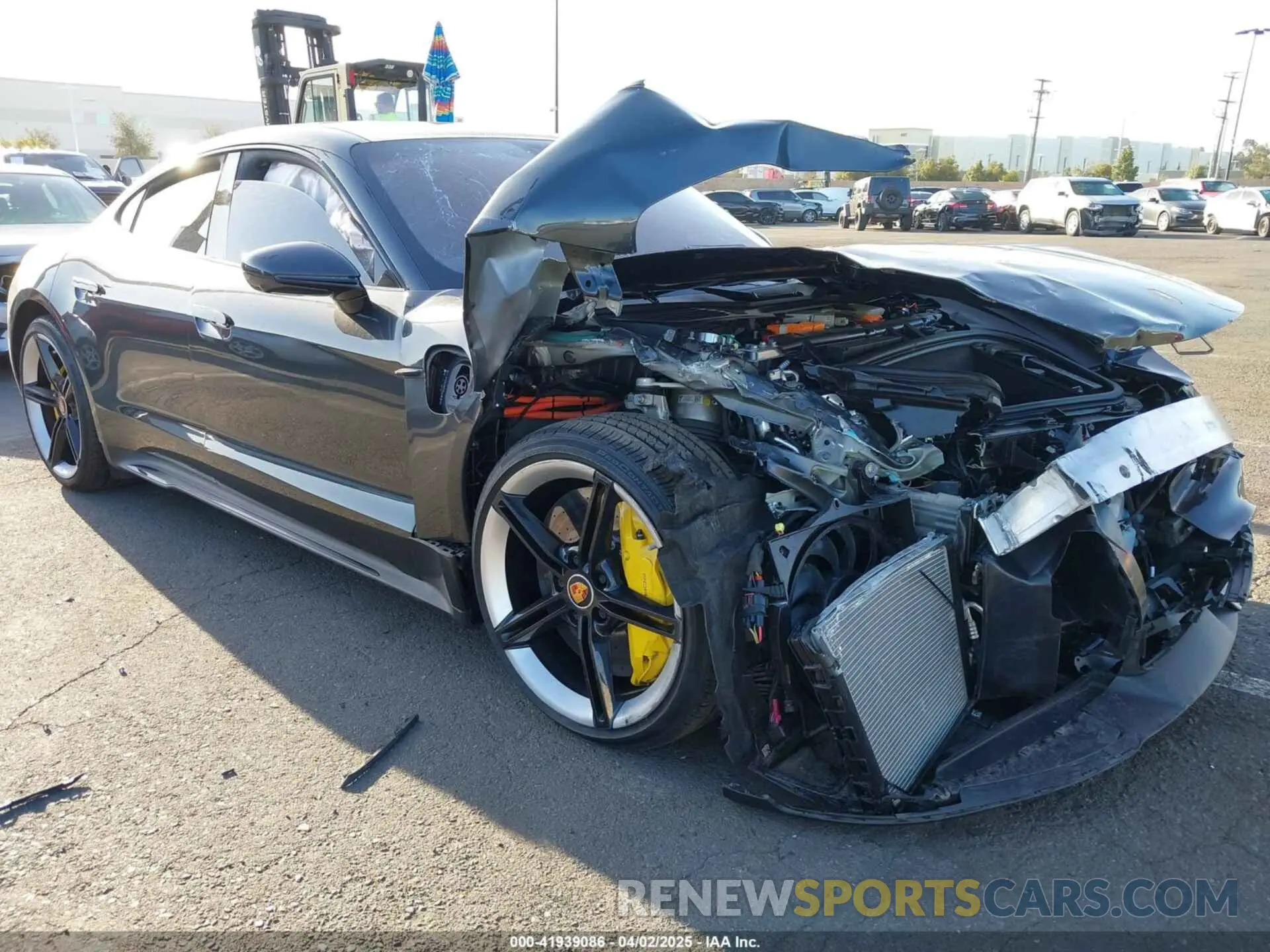 1 Photograph of a damaged car WP0AC2Y10LSA70758 PORSCHE TAYCAN 2020