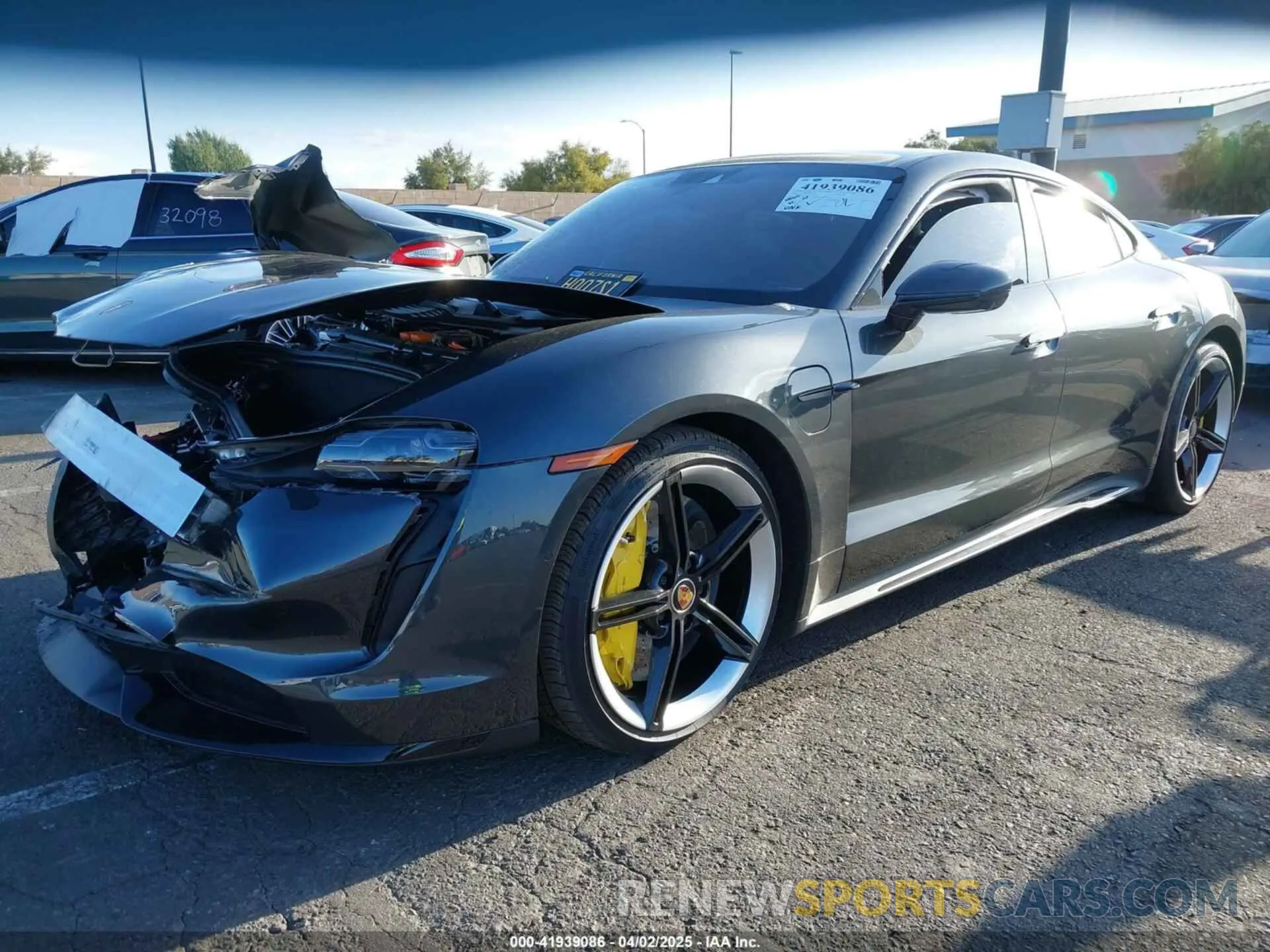 2 Photograph of a damaged car WP0AC2Y10LSA70758 PORSCHE TAYCAN 2020